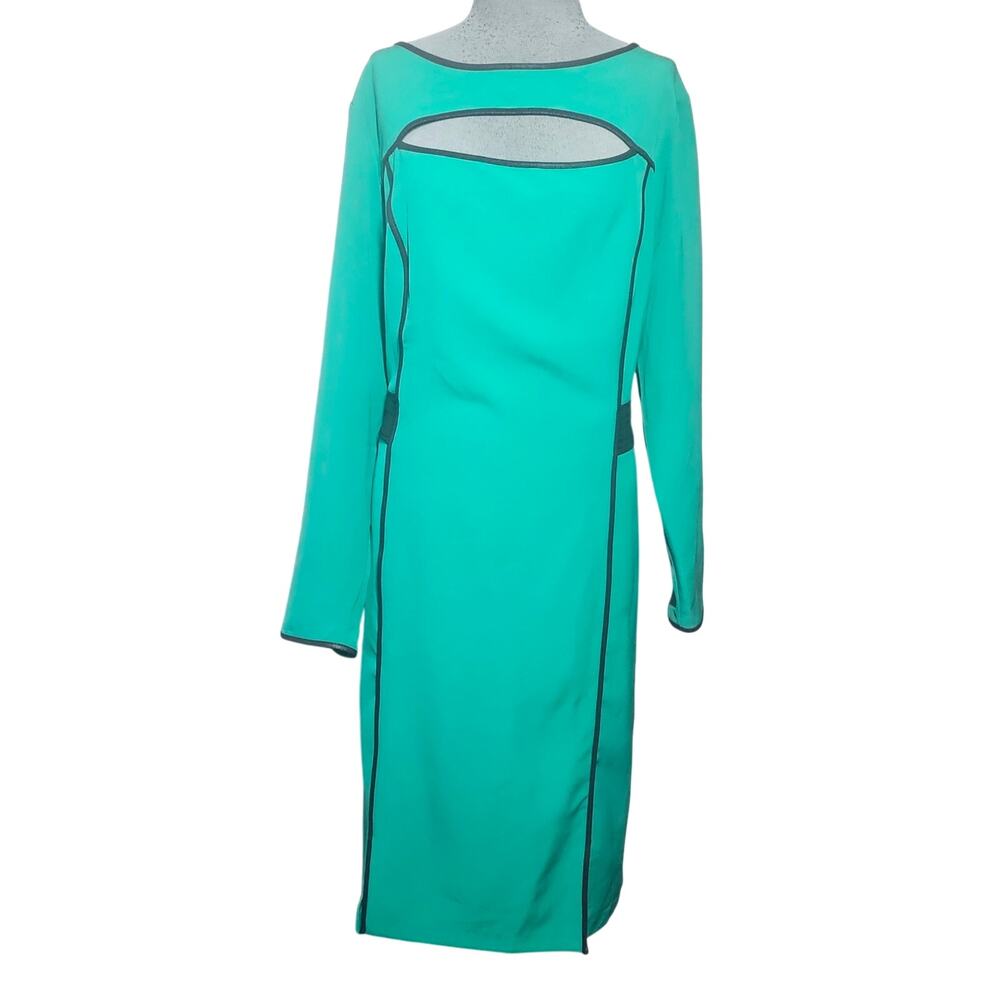 Lane Bryant Green Bodycon Dress Size 20
